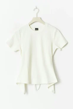 Tie back tee