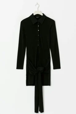 Tie shirt dress