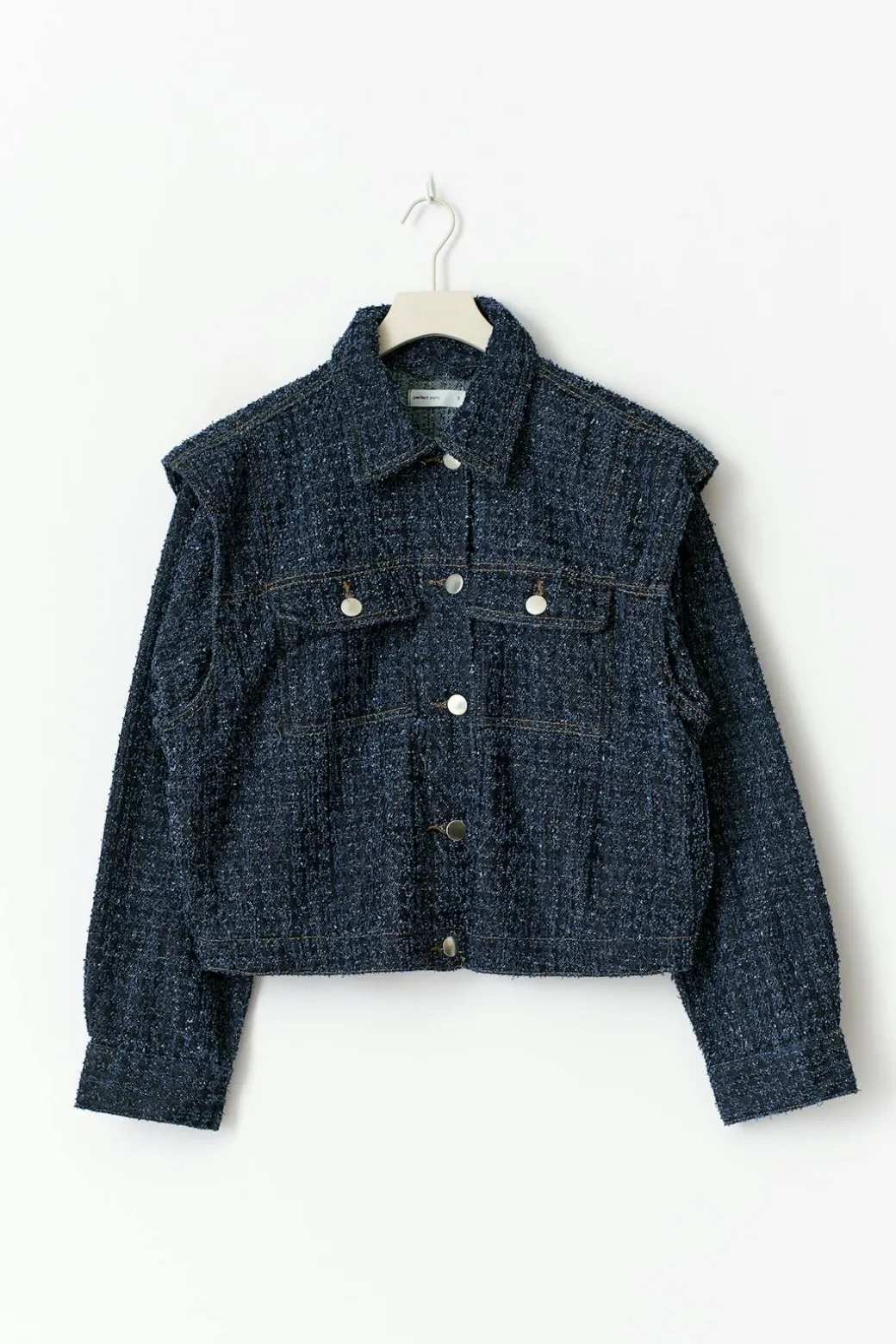 Tweed denim jacket