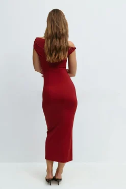 Twist asymmetric dress