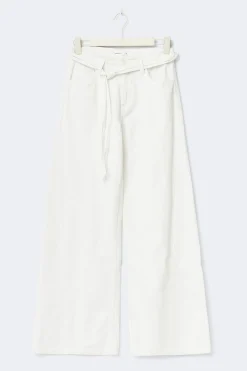 Twisted wide jeans
