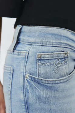 Ultra low bootcut jeans