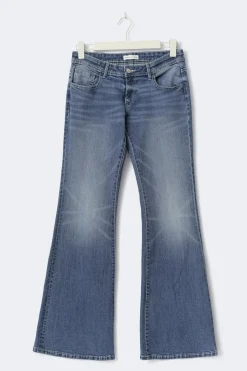 Ultra low flare jeans