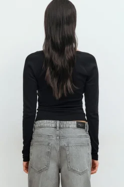 V-neck top