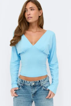 V-neck top