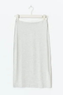Waist detail midi skirt