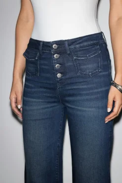 Waist hug flare jeans