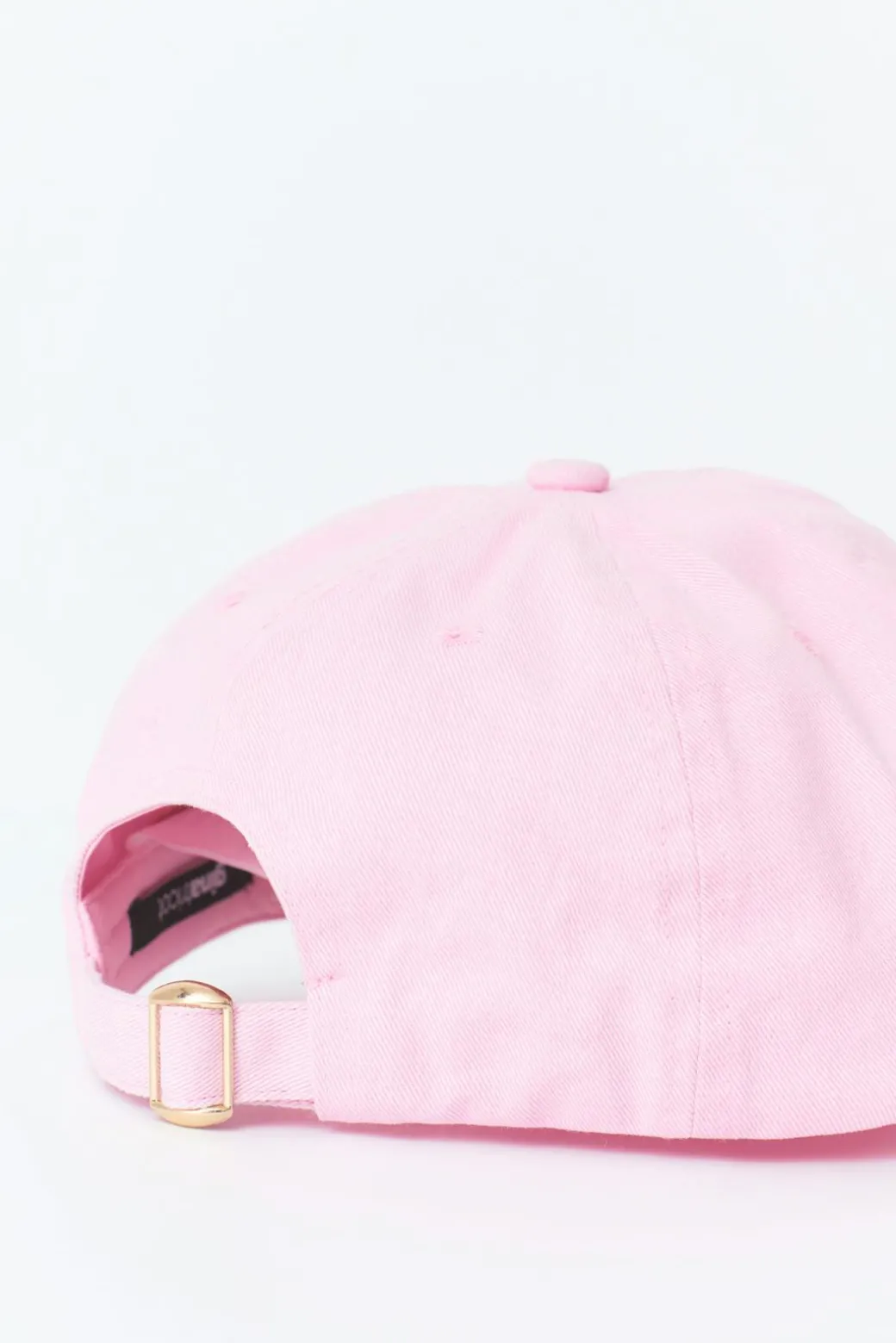 Washed cotton cap