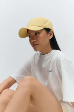Washed cotton cap