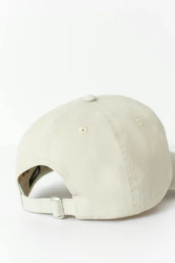 Washed cotton cap