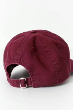 Washed cotton cap