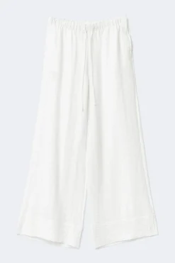 Wide drawstring trousers