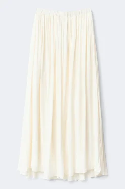 Wide maxi skirt