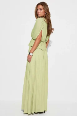 Wide maxi skirt