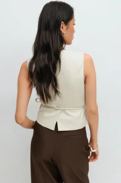 Wrap tie vest
