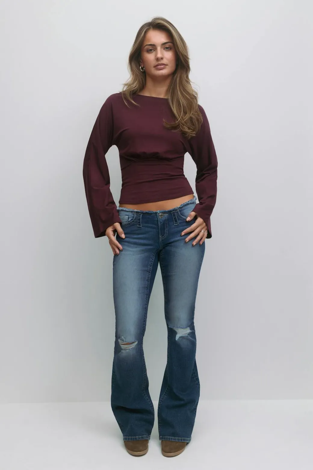 14+ x-tra low cut off jeans