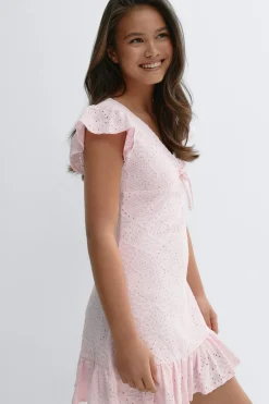 Y broderie anglais dress