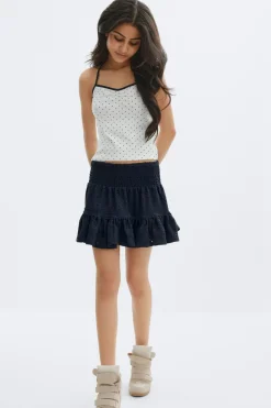 Y broderie anglais skirt
