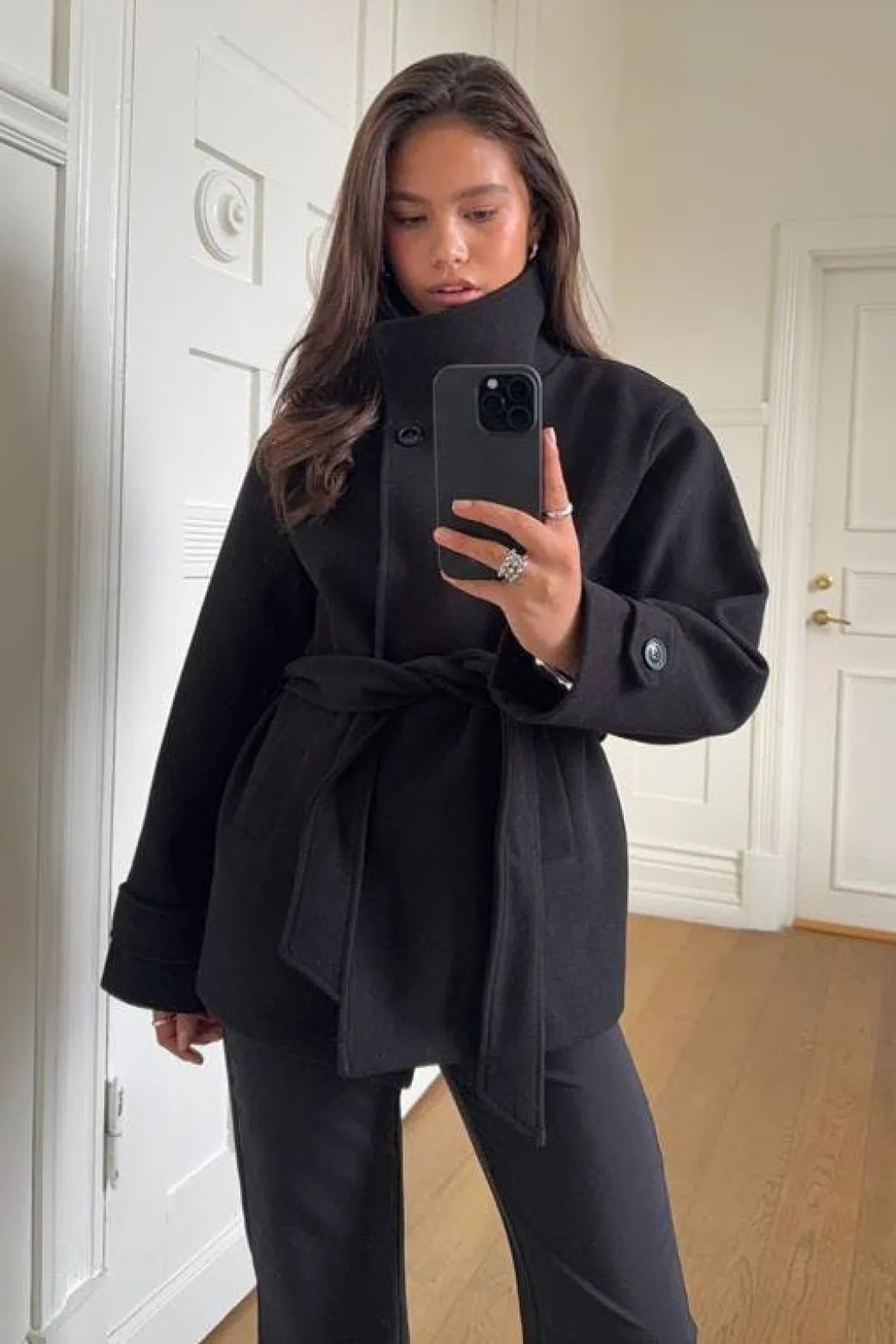 Y felt jacket
