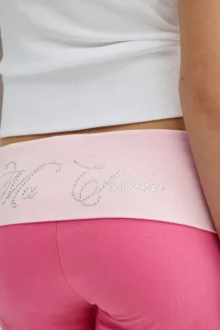 Y folded waist shorts