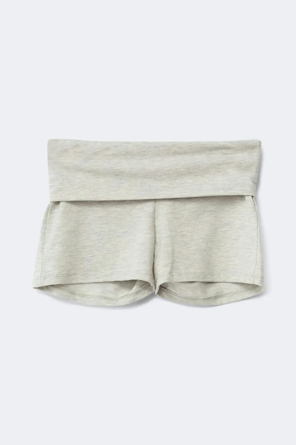 Y folded waist shorts