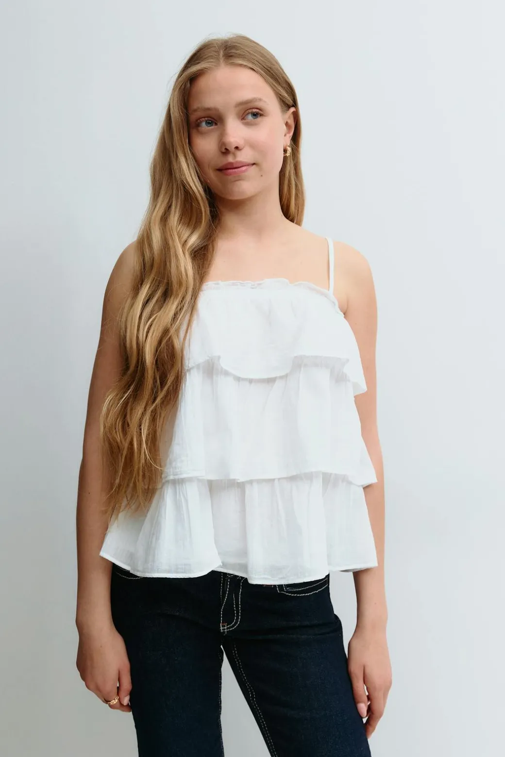 Y frill top