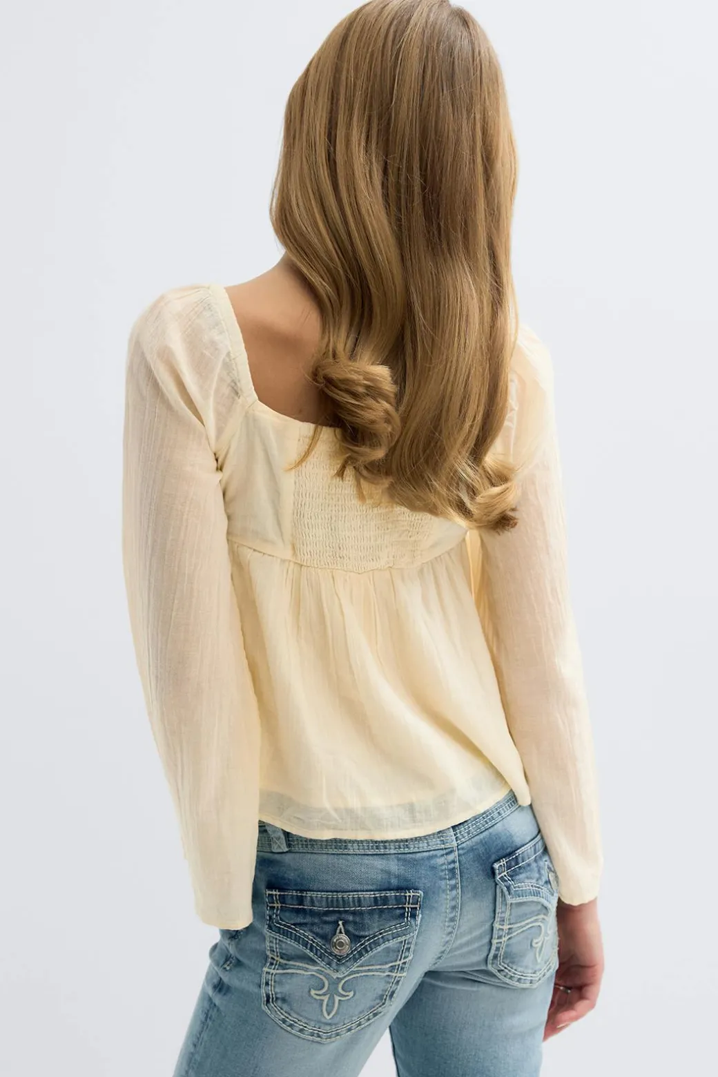 Y heart shape blouse