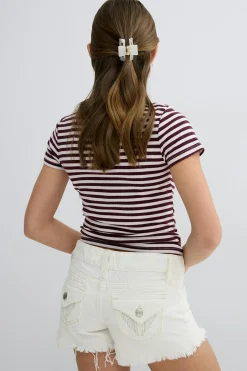 Y jeanique low denim shorts