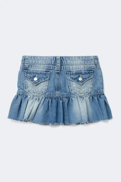 Y jeanova frill denim skirt
