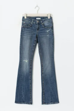Y2k low twisted bootcut jeans