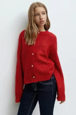 Y knitted cardigan