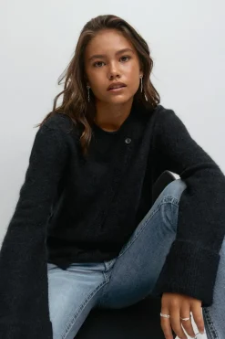 Y knitted sweater