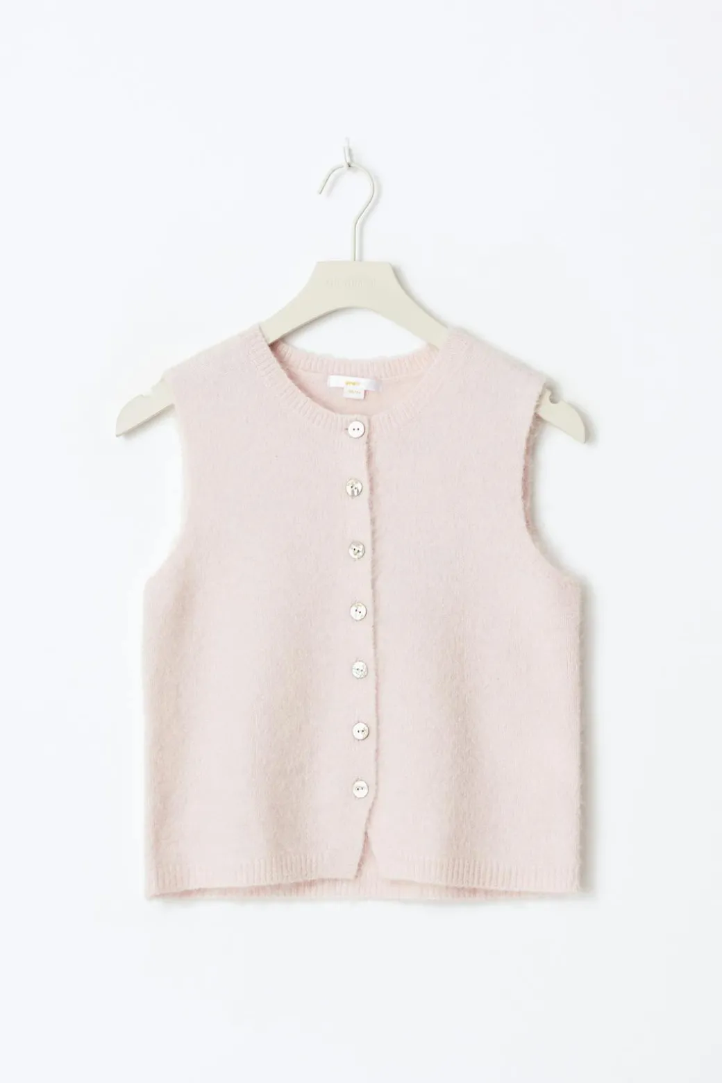 Y knitted vest