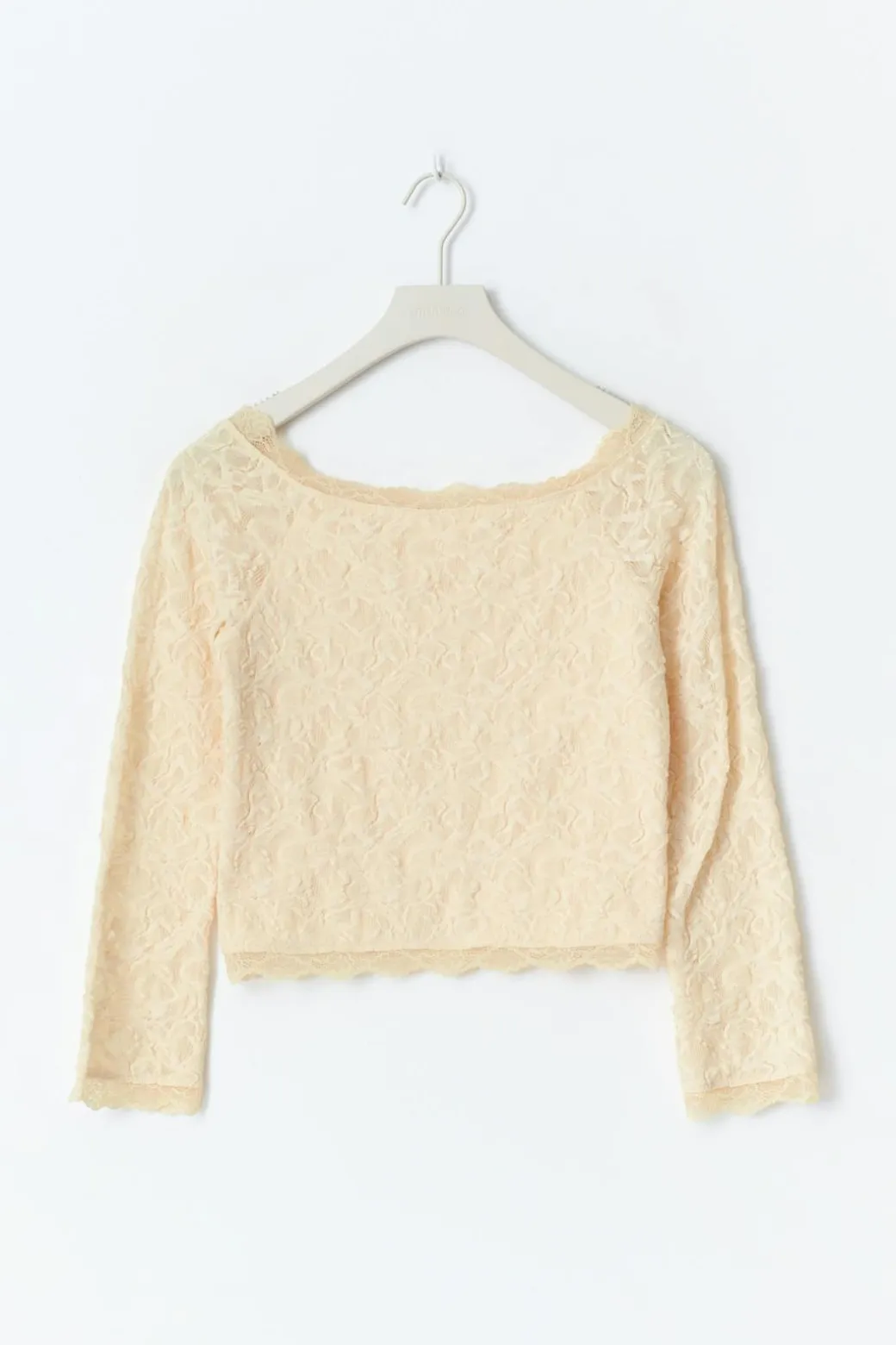 Y lace off shoulder top