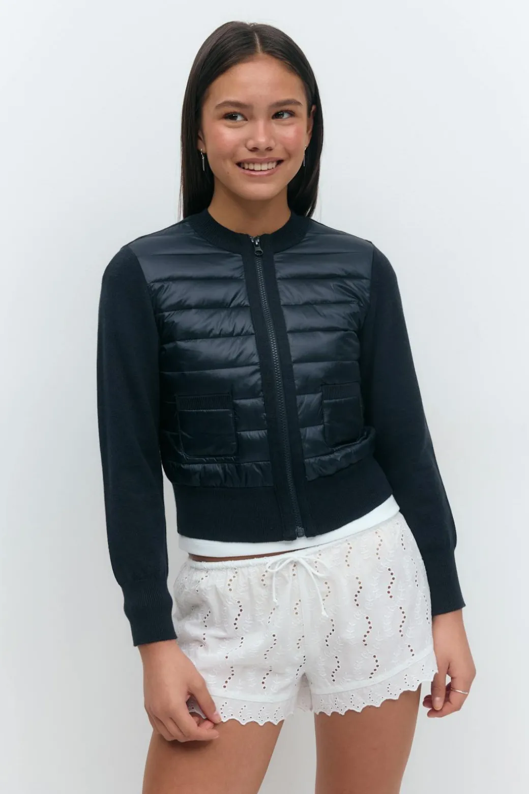Y lightweight rib jacket