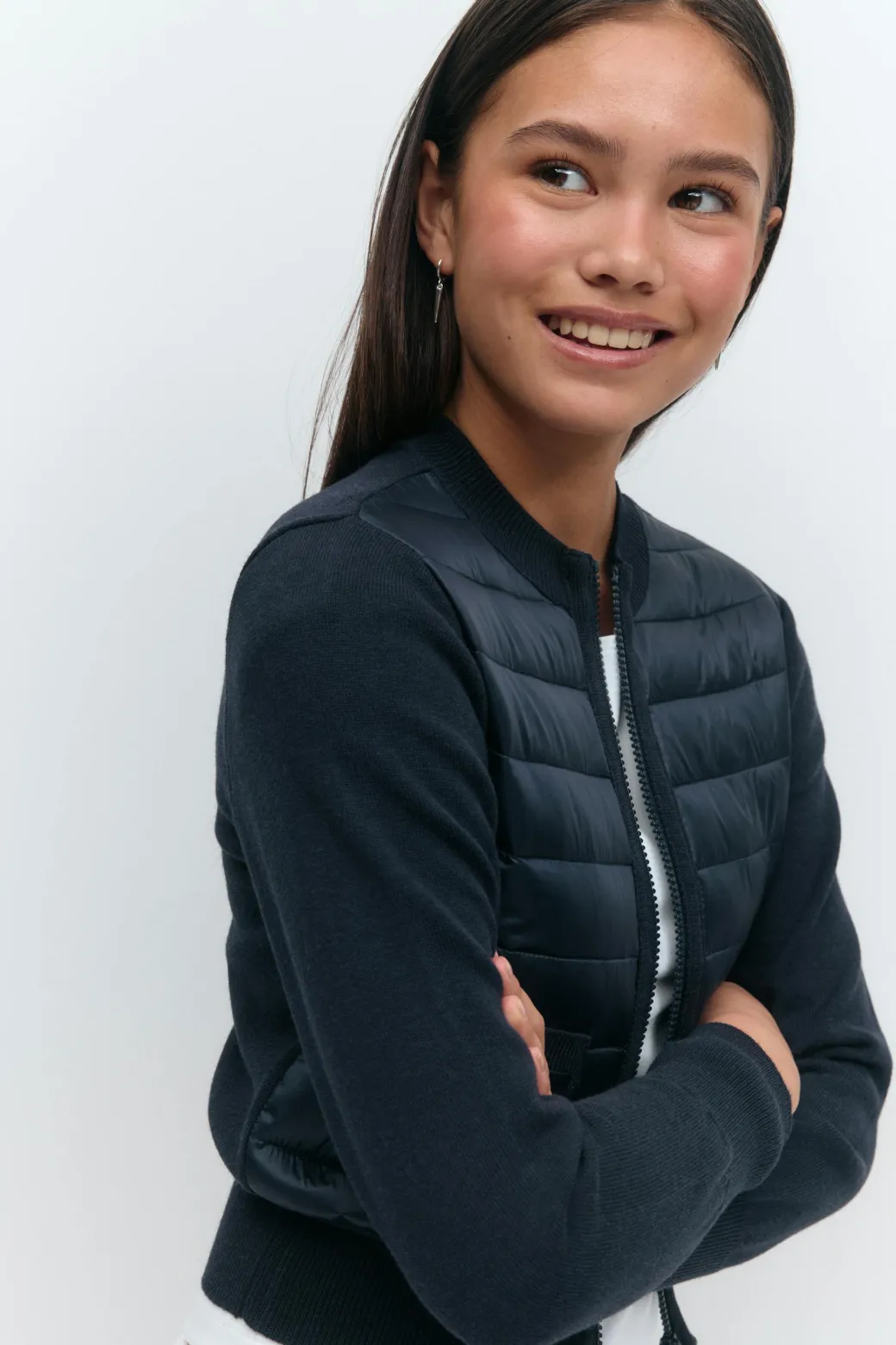 Y lightweight rib jacket