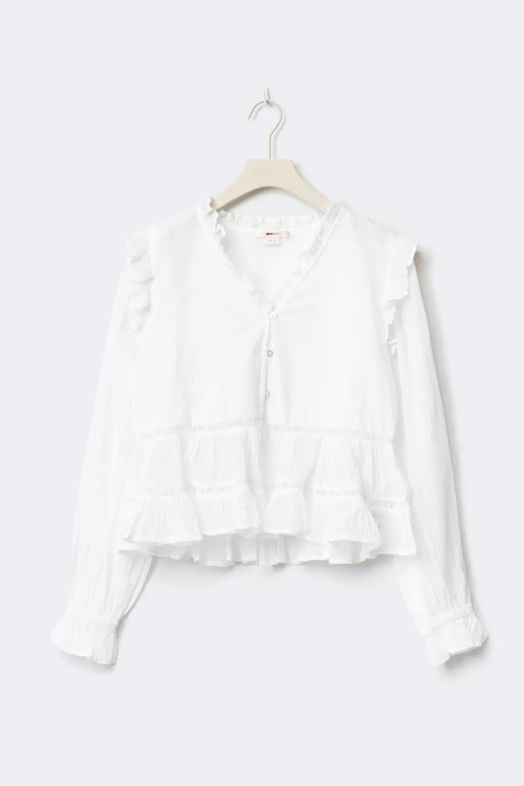 Y long sleeve blouse