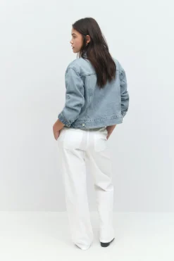Y low linen blend trousers