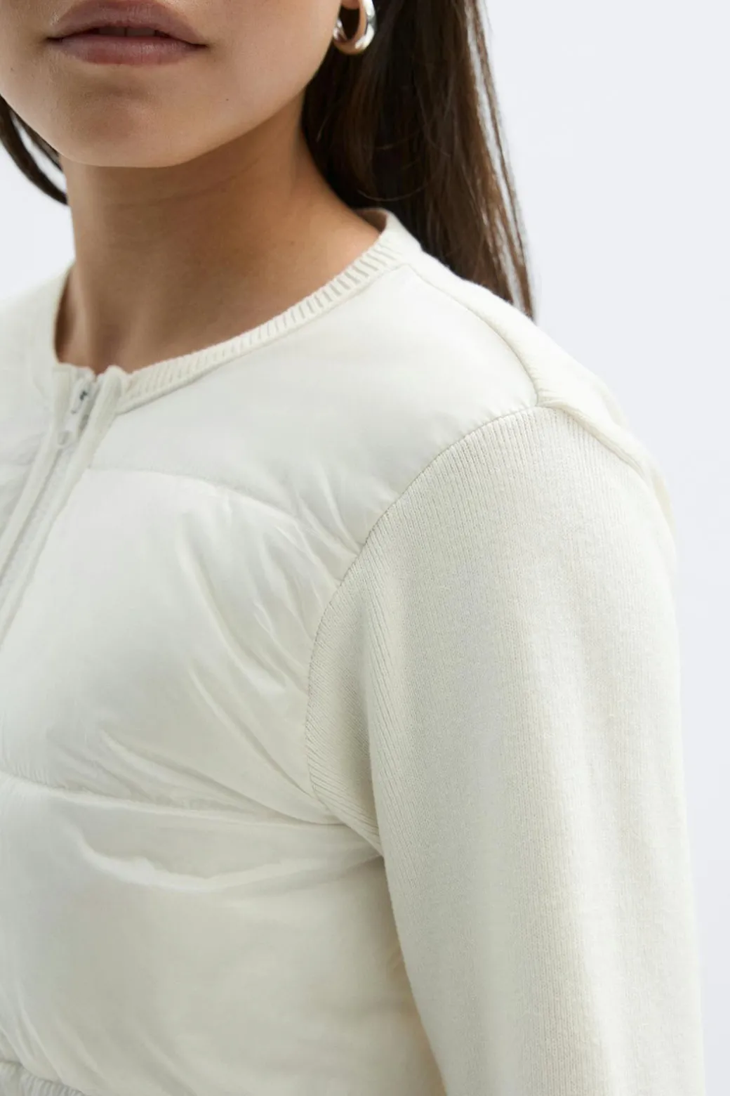 Y padded rib jacket