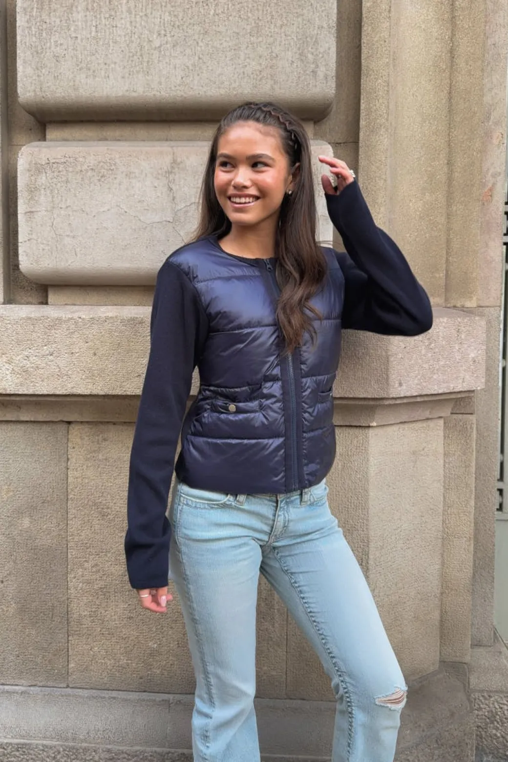 Y padded rib jacket
