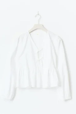 Y puff sleeve blouse