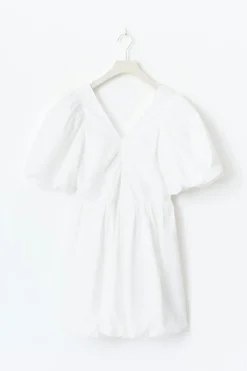 Y puff sleeve dress