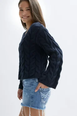 Y sparkle low denim shorts