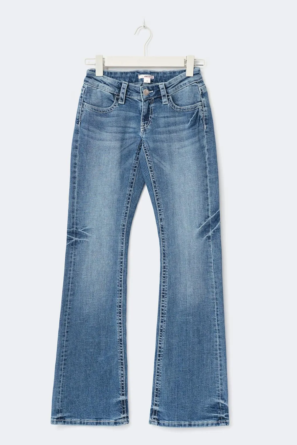 Y sparkle low flare jeans tall