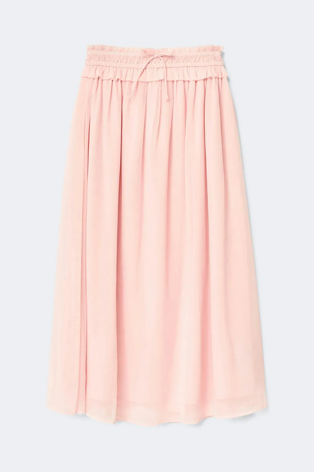 Y tassel chiffon skirt