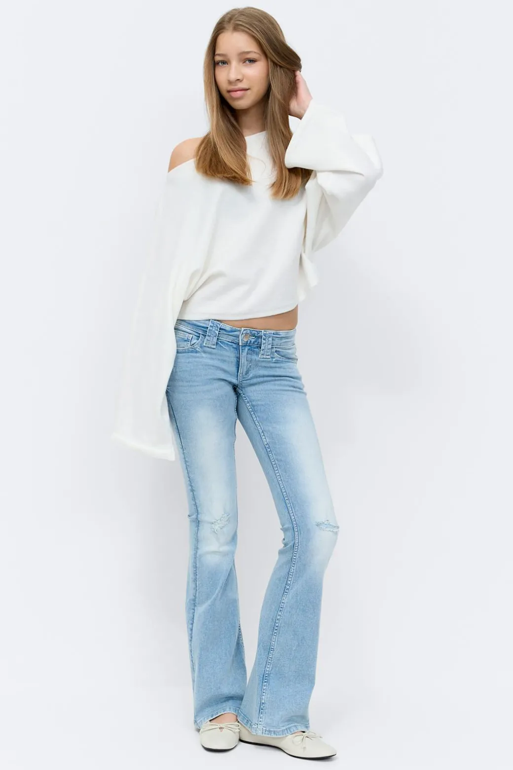 Y too clean flare jeans tall